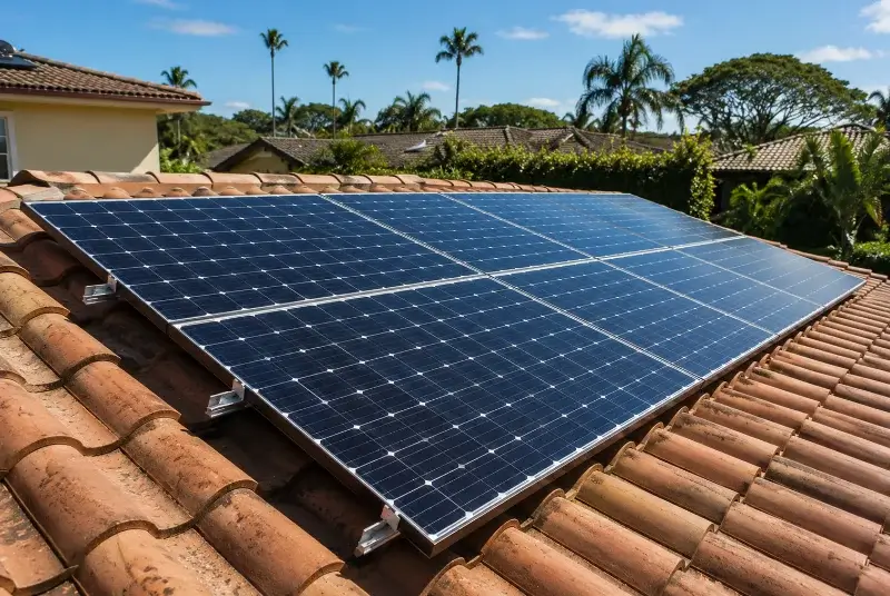 Installation de panneaux solaires à Saint-Jean-d'Angle